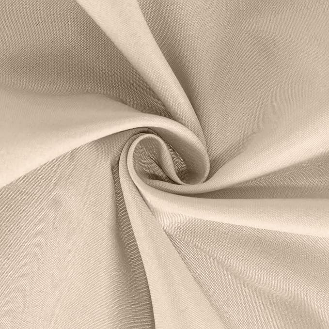 Tableclothsfactory Premium Pack of 5 Premium Nude 20" x 20" Washable Polyester Napkins Great for Wedding Party Restaurant Dinner Parties - Image 3