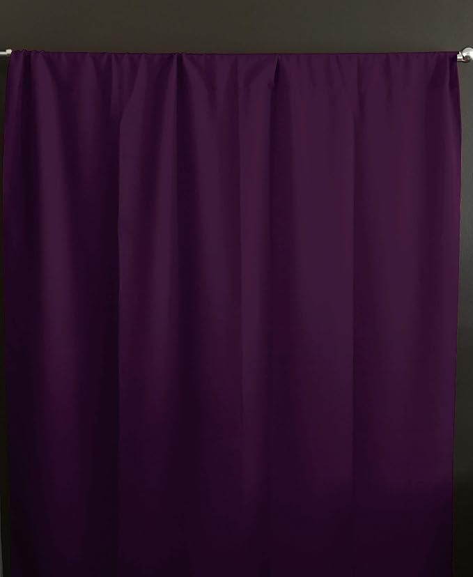 Zen Creative Designs Solid Poplin Curtain Backdrop Panel 58" Wide/Home Window Decor/Photo Studio Backdrop Panel 58" Wide (Hunter Green, 36" Tall) by ZenCreativeDesigns