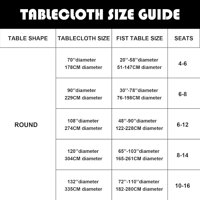 6 Pack Red Round Tablecloths 70 Inches Table Cloth Stain and Wrinkle Resistant Washable Polyester Table Cover Fabric for Party, Wedding,Dining,and Banquet Decoration - Image 4