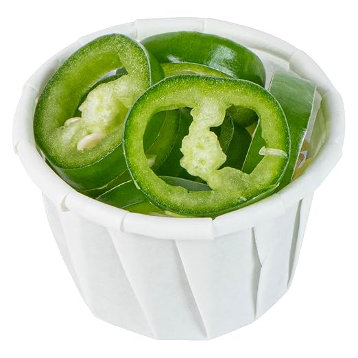 Restaurantware-Sustain 0.5 Ounce Portion Cups, 2000 Disposable Condiment Cups - Compostable, Versatile, White Paper Sample Food Cups, Stylish, For Serving Dips, Jams, Sauces, Nuts, And More - Image 9