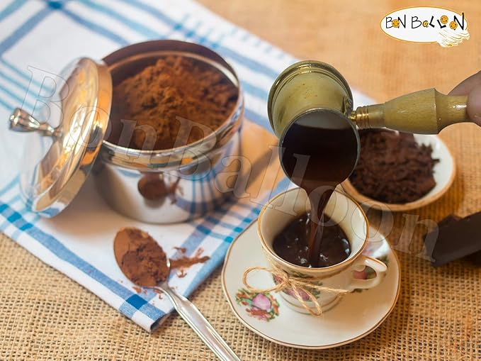 1 Brass Copper Pot Ibrik Briki Turkish Greek Coffee Maker Jazva Cezve Jezve Turka Ararat Arabic Arabian Arabic With Wooden Handle Hand Hammered Handmade Egypt Egyptian Decanter Size No2 (2.70oz/80ml)