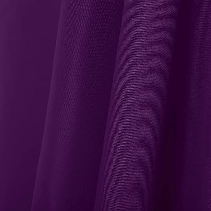 MDS Pack of 5 Rectangle Tablecloth 60 x 60 Inch Polyester Wrinkle Resistant Washable Polyester Table Cloth for Kitchen Dining Buffet Parties, Picnic, Events, Weddings and Restaurants - Purple - Image 5