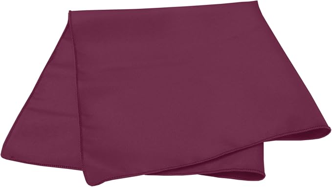 Ultimate Textile 17x17-Inch Polyester Cloth Napkins, Magenta, Set of 12 - Image 2