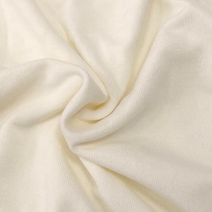 HAINARverS Folding Chair Covers for Wedding, 10pcs Ivory, | Stretch Spandex Washable Fabric Chair cover, Decoration Chair Cover for Wedding, Party, Banquet, Birthday, Conference, Event - Image 5