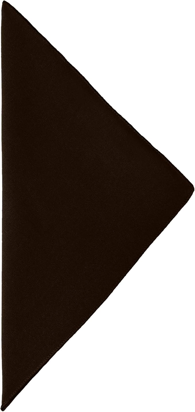 Ultimate Textile 17x17-Inch Cotton-Feel Cloth Napkins, Chocolate, Set of 12 | Bulk Case of 1 Dozen, Square, 100% Spun Polyester Fabric, MJS-Spun Construction, Cotton-Like Hand, Machine Washable, Seamless - Image 2