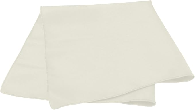 Ultimate Textile 17x17-Inch Polyester Cloth Napkins, Oyster, Set of 36 - Image 2