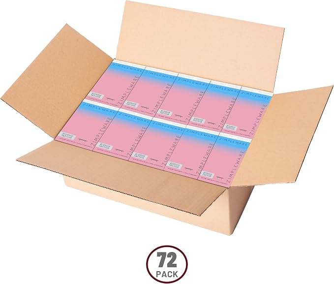ZIMPLEWARE Pink Standard Disposable Plastic Party Tablecloth [Case of 72] 84 x 84” Round Table Cover for Indoor & Outdoor Use - Image 3