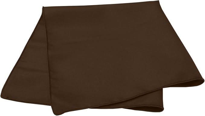 Ultimate Textile 17x17-Inch Polyester Cloth Napkins, Chocolate, Set of 60 - Image 2