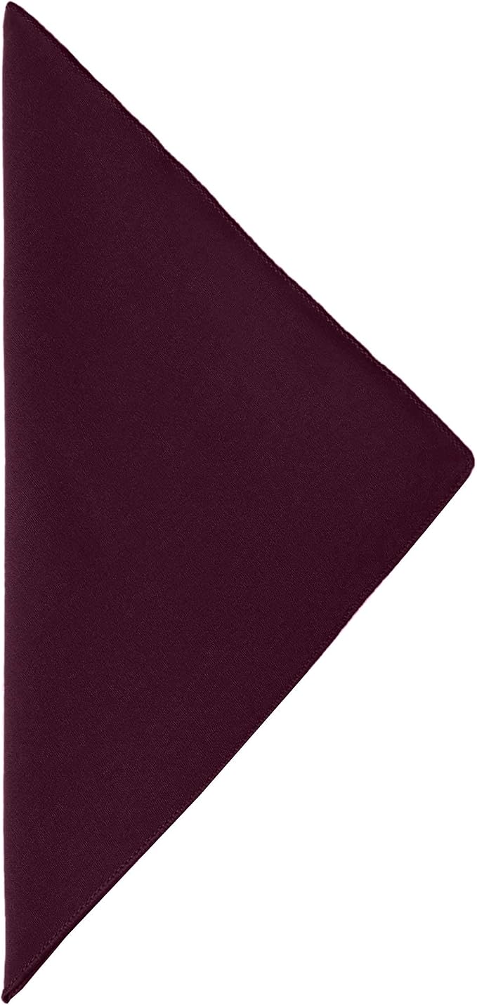 Ultimate Textile 17x17-Inch Cotton-Feel Cloth Napkins, Burgundy, Set of 12 | Bulk Case of 1 Dozen, Square, 100% Spun Polyester Fabric, MJS-Spun Construction, Cotton-Like Hand, Machine Washable, Seamless - Image 2