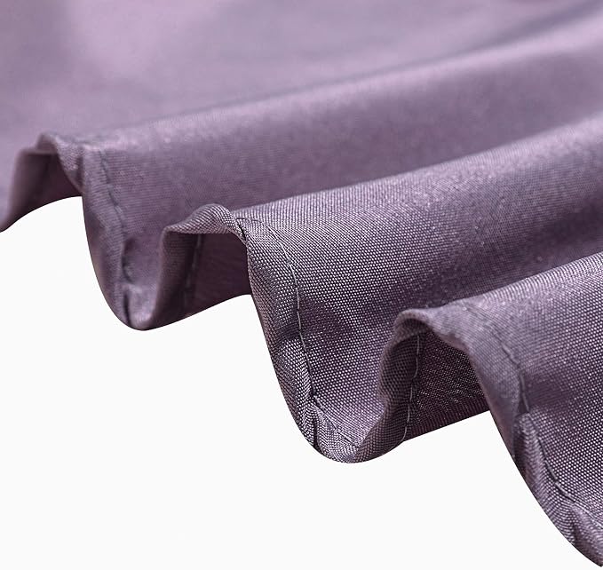 Balsa Circle 6 pcs 90 inch Amethyst Round Washable Polyester Easy-Care Tablecloth for Indoor and Outdoor Bridal Shower Wedding Table Buffet Table Parties Kitchen Dining - Image 6