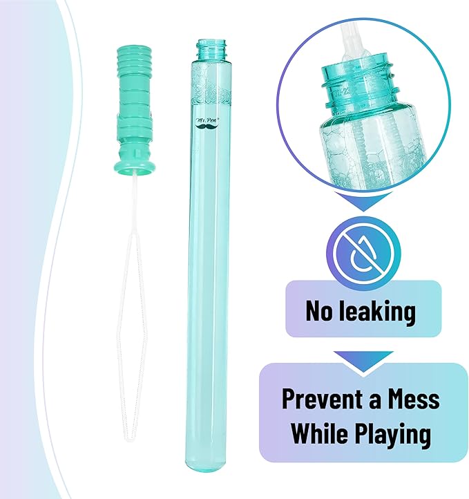 Mr. Pen- Bubble Wands, 2 Pack, 14.3 Inches, Big Bubble Wands, Bubbles Party Favors for Kids, Blowing Bubbles, Bubble Sticks for Kids