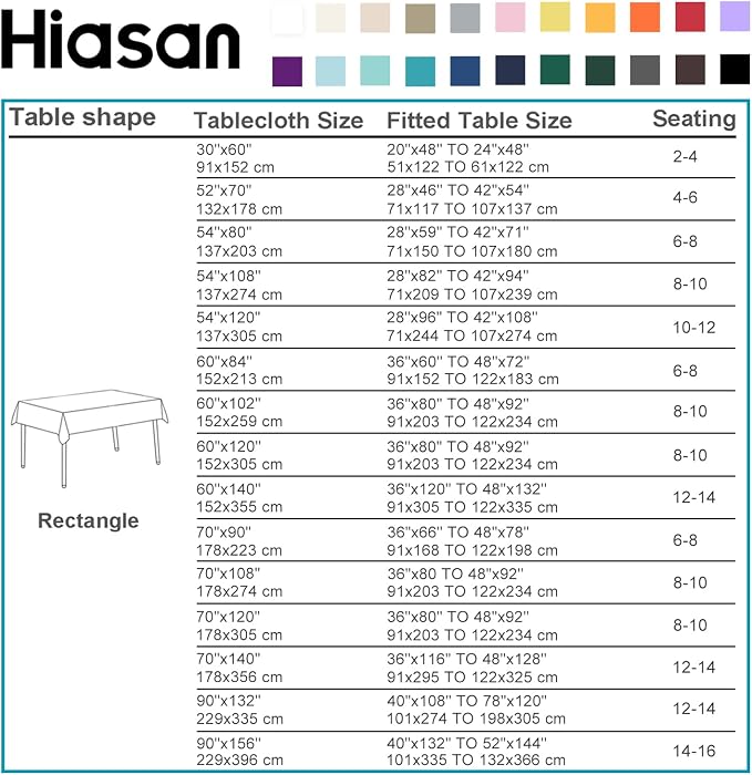 Hiasan Dusty Rose Tablecloth for Rectangle Tables, 60 x 120 Inch, 1 Pack | Waterproof, Spillproof, Washable Fabric Table Cloth for Dining Room/Kitchen/Party/Camping/Outdoor Picnic - Image 5