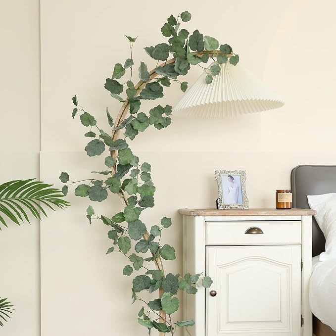 dallisten 3 Bunches of Artificial Ivy Leaf Plants, Fake Ivy Flower Garland, Greenery Decoration for Weddings, Windows, Walls, Ceremonies, Parties, Home, Outdoor Decoration. (Begonia Vine) - Image 5