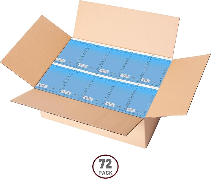 ZIMPLEWARE Sky Blue Standard Disposable Plastic Party Tablecloth [Case of 72] 84 x 84” Round Table Cover for Indoor & Outdoor Use - Image 3