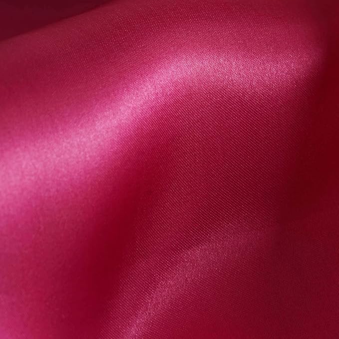 Balsa Circle 5 pcs 12 x 108 inch Fuchsia Satin Table Runners Wedding Table Top Party Supplies Reception Linens Decorations - Image 3