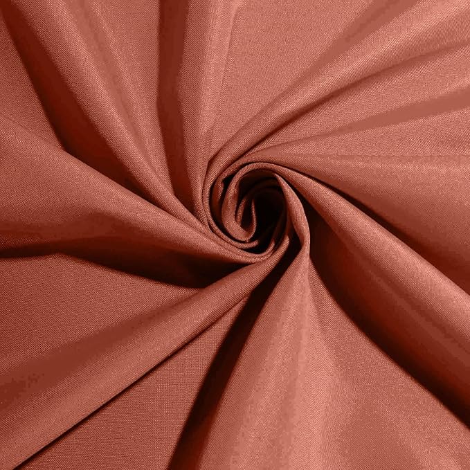 Efavormart Premium Cloth Napkins Set of 50, 20x20 Inch Terracotta Seamless Dinner Napkins, Washable Linen Table Napkin Cloth with Hemmed Edges for Weddings, Party and Banquet - Image 3
