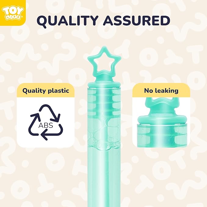 TOY Life 80 Pcs Neon Bubbles Party Favors For Kids, Mini Star Bubble Wand Bulk In Gift Box as Goody Bags Stuffer, Classroom Giveaways, Carnival Prizes Toy, Birthday Treats, Party Supplies For Toddlers
