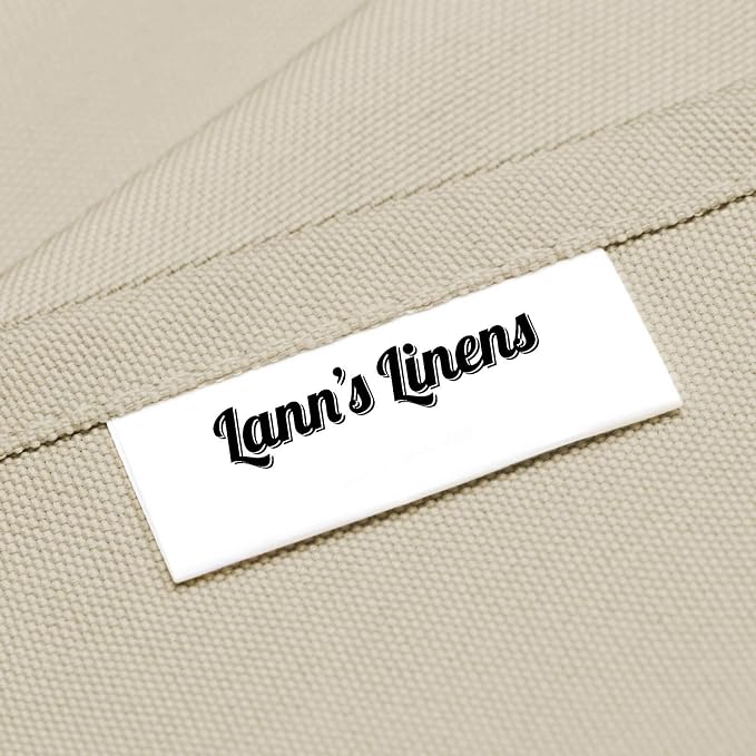 Lann's Linens - 10 Premium 90" Round Tablecloths for Wedding/Banquet/Restaurant - Polyester Fabric Table Cloths - Beige - Image 4