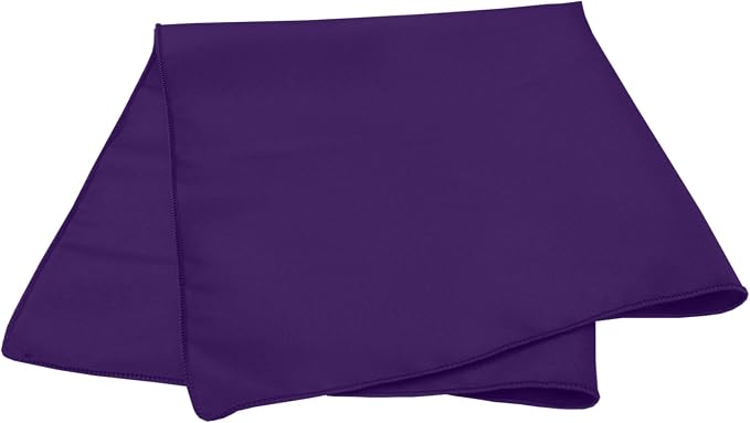 Ultimate Textile 17x17-Inch Polyester Cloth Napkins, Purple, Set of 12 - Image 2
