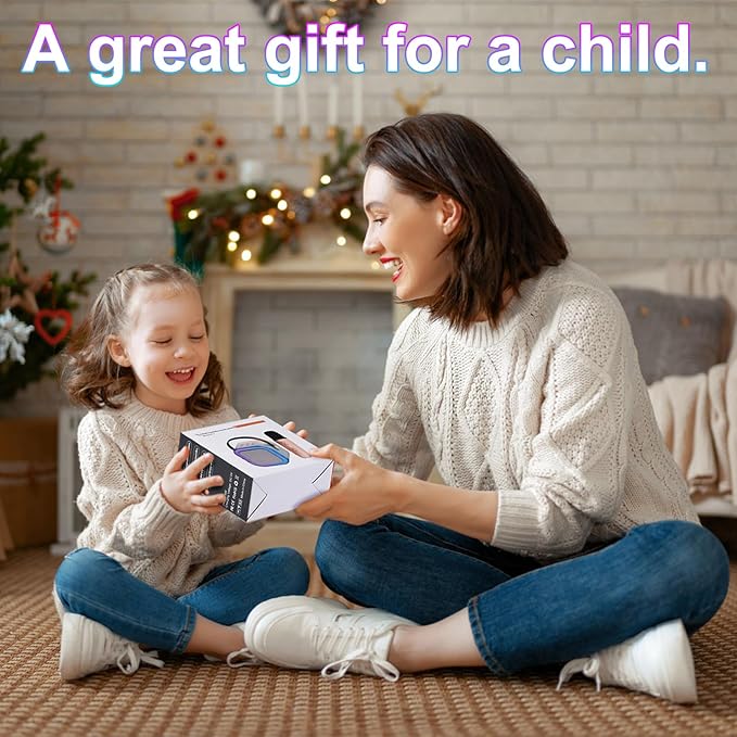 Karaoke Machine for Kids Adults, Mini Portable Bluetooth Karaoke Speaker with 2 Wireless Microphone and Lights,Toys for All Smartphones,Birthday, Family,Home Party Beige