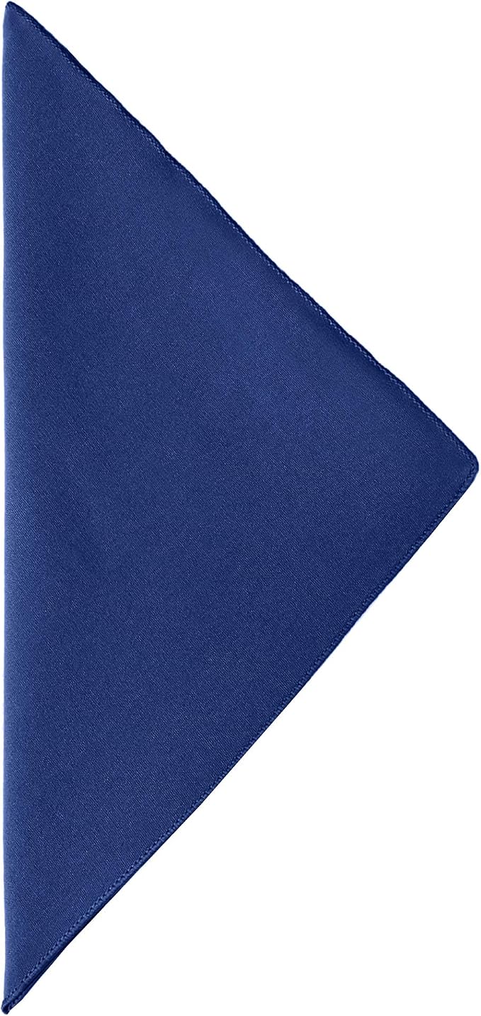 Ultimate Textile 17x17-Inch Cotton-Feel Cloth Napkins, Royal, Set of 36 - Image 2