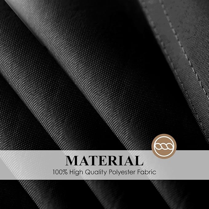 2 Pack Black Square Tablecloths 52x52 Inch for Dining Tables | Washable Decorative Linen Polyester Table Cover for Banquets Buffets Parties and Weddings - Image 6