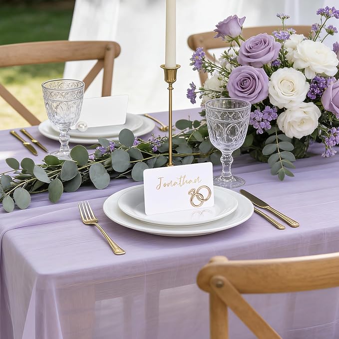 UNIQOOO 24Pcs Decorative Diamond Ring Place Card Holders Bulk, Matching Rings Name Card Holders, for Wedding Engagement Decor, Table Setting, Name Tag, Party Food Labels