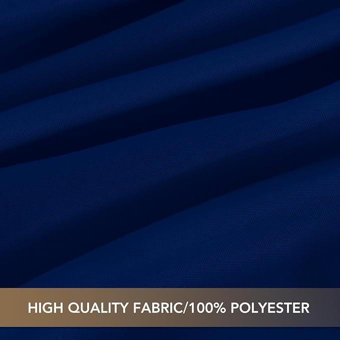sancua Navy Blue Rectangle Tablecloths 90x156 Inch, 6 Pack | Washable Fabric Table Cloth, Large Reusable Polyester Covers for Wedding, Party, Birthday, Banquet - Image 6