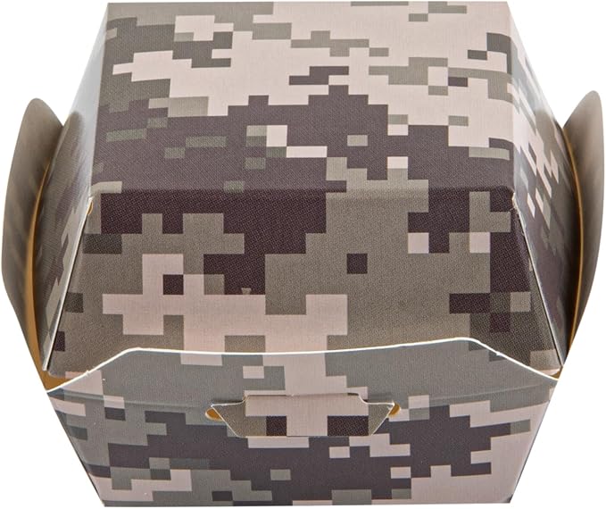 Restaurantware Camouflage Paper Slider Box, 2.5 x 2 In, 100 Pack - Image 13