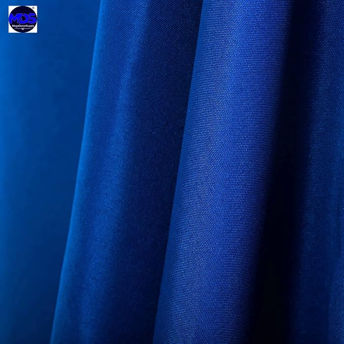 MDS Pack of 5 Rectangle Tablecloth 60 x 126 Inch Polyester Wrinkle Resistant Washable Polyester Table Cloth for Kitchen Dining Buffet Parties, Picnic, Events, Weddings and Restaurants - Royal Blue - Image 3