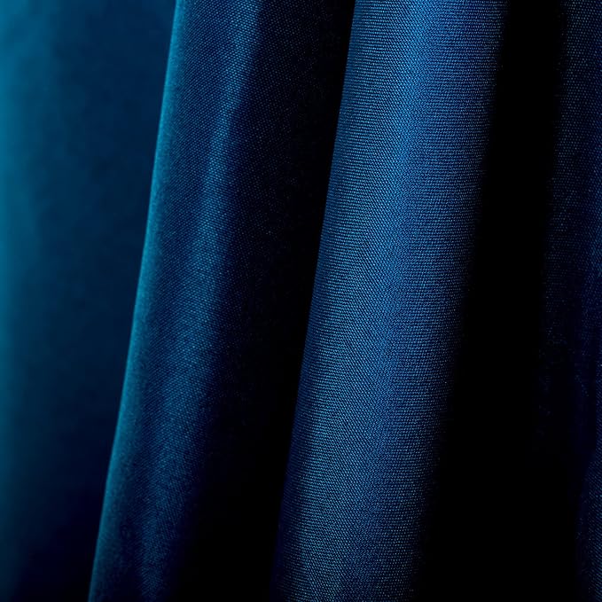 Ascoza 2pack 108 Inch Peacock Blue Round Tablecloth in Washable Polyester Fabric for Wedding/Banquet/Restaurant/Parties… - Image 6