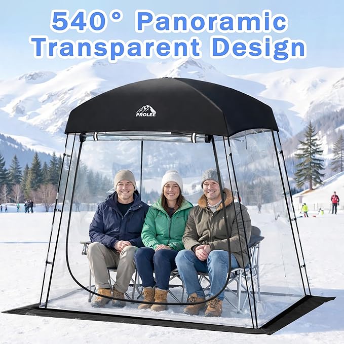 Sports Tent,Waterproof Sport Tents Shelter Fits 2-4 Persons, Portable Clear Bubble Tent for Sports Watching,Camping and Outdoor Activities