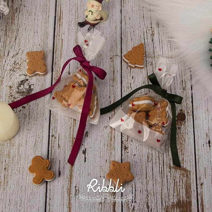 Ribbli Burgundy Velvet Ribbon Double Faced 3/8 Inch 10-Yard Spool Burgundy Ribbon Use for Christmas Tree Ornaments Gift Wrapping Wreath Decoration Wedding Boutonnieres