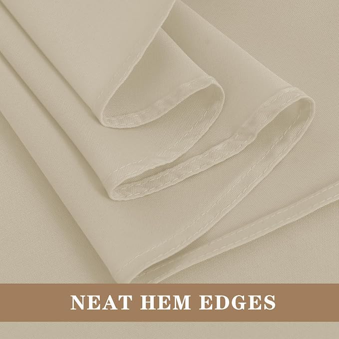Fitable 6 Pack Nature Square Tablecloths 70x70 Inch for 2-4 Ft Tables - Image 4