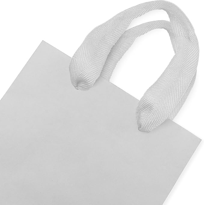 Prime Line Packaging Kraft Gift Bags, Paper Gift Bags Mini with Handles for Baby Showers, Christening, Weddings, Holidays, Party Favors, Shopping, Bulk, 6x3x9, 50 Pack - Image 9