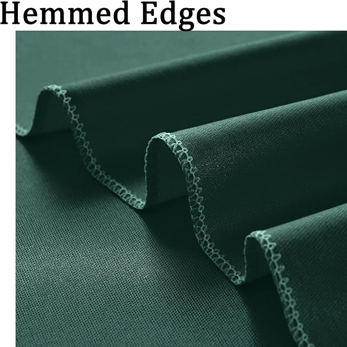 40ft x 10ft Wrinkle Free Hunter Green Backdrop Curtains for Parties, 8 Panels Polyester Green Photo Backdrop Drapes for Wedding Jungle Birthday Party Photography Background Stand - Image 4