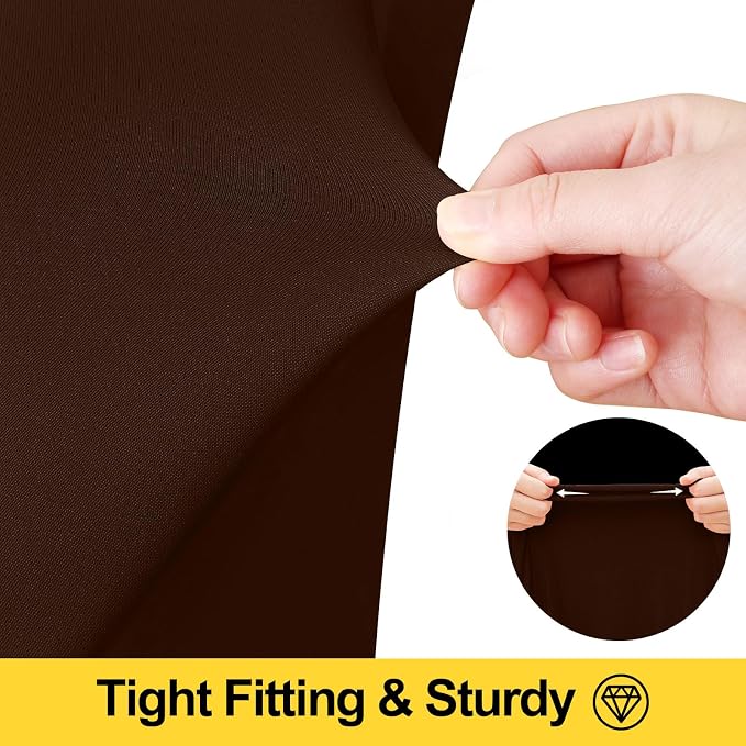 Smiry Spandex Elastic Fitted Table Cloth Skirt for 5FT Rectangle Table - Image 5