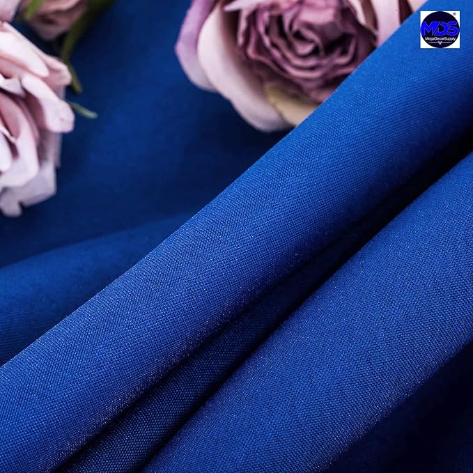 MDS Pack of 5 Rectangle Tablecloth 60 x 126 Inch Polyester Wrinkle Resistant Washable Polyester Table Cloth for Kitchen Dining Buffet Parties, Picnic, Events, Weddings and Restaurants - Royal Blue - Image 4