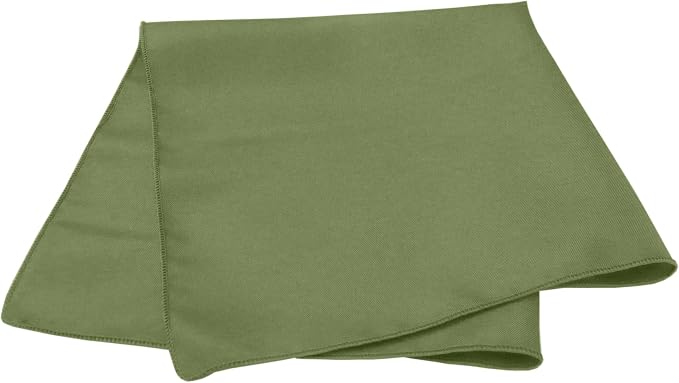 Ultimate Textile 17x17-Inch Polyester Cloth Napkins, Army Green, Set of 36 - Image 2