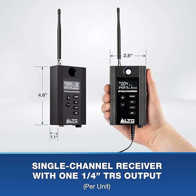 ALTO Expansion Pack for Stealth Wireless MKII Single Channel UHF Wireless Receiver for Active Speakers