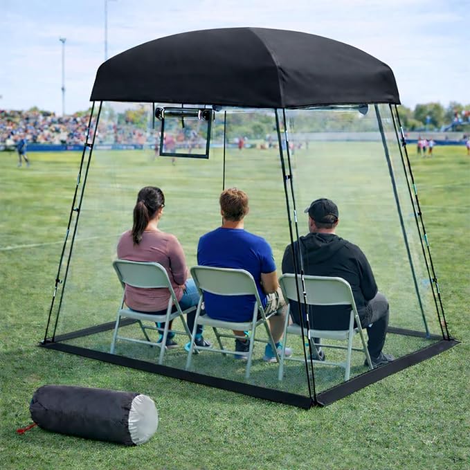 Sports Tent,Waterproof Sport Tents Shelter Fits 2-4 Persons, Portable Clear Bubble Tent for Sports Watching,Camping and Outdoor Activities
