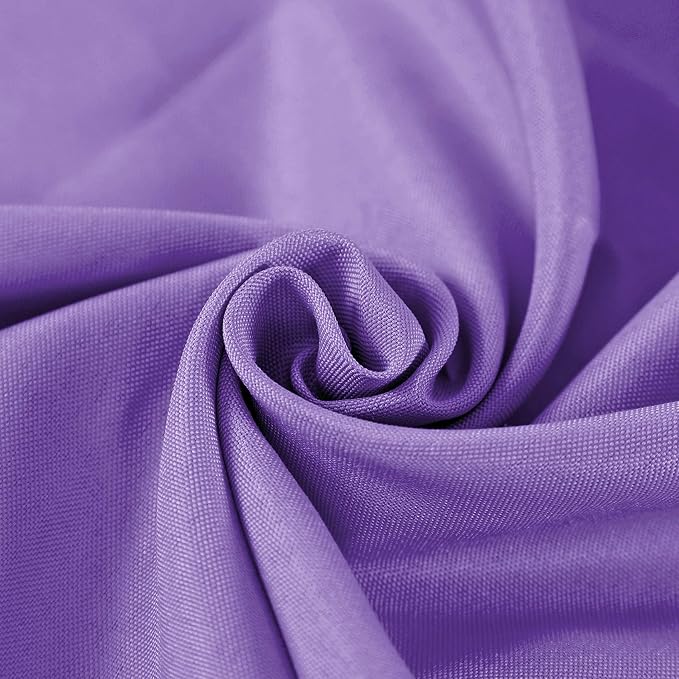 Cupuamon Rectangle Tablecloth 90x156 inch Washable Polyester Fabric Table Cloth for Wedding Party Dining Banquet Decoration（90x156,Purple） - Image 6