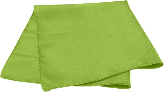Ultimate Textile 17x17-Inch Square Polyester Cloth Napkins, Lime, Set of 36 - Image 2