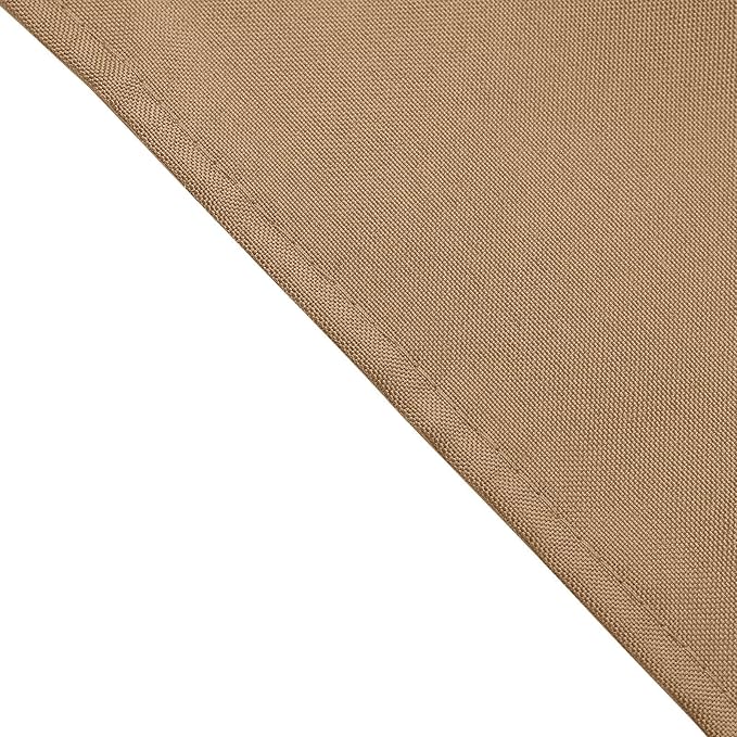 Tableclothsfactory Premium Pack of 25 Taupe Premium 17" x 17" Washable Polyester Napkins Great for Wedding Party Restaurant Dinner Parties for Party & Decorations - Image 3