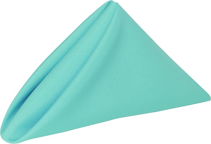 Ultimate Textile 17x17-Inch Polyester Cloth Napkins, Caribbean, Set of 36 by UltimateTextile