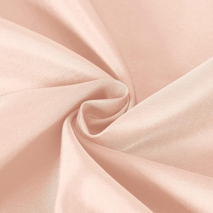 Cupuamon Square Tablecloth 70x70 inch Washable Polyester Fabric Table Cloth for Wedding Party Dining Banquet Decoration（70x70,Dusty Pink） - Image 4