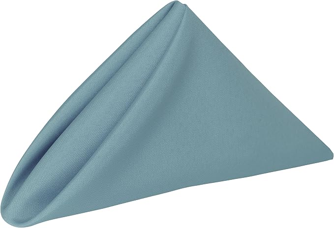 Ultimate Textile 17x17-Inch Square Polyester Cloth Napkins, Slate Set of 36 by UltimateTextile