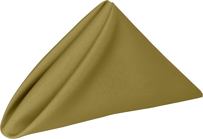 Ultimate Textile 17x17-Inch Polyester Cloth Napkins, Acid Green, Set of 36 by UltimateTextile