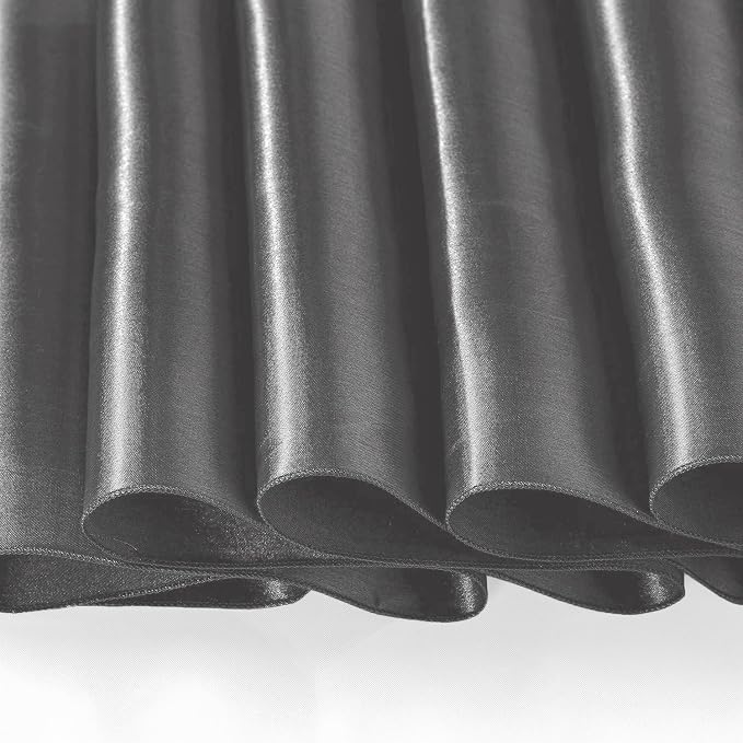 SI Pack of 10 Wedding 12 x 108 inch Satin Table Runner for Wedding, Decorations for Graduations, Engagements, Birthday Parties, Banquets, Runners fit Rectangle, Round Table - Grey - Image 7