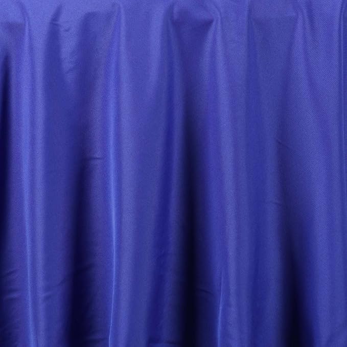 Balsa Circle 6 pcs 90 inch Royal Blue Round Washable Polyester Easy-Care Tablecloth for Indoor and Outdoor Bridal Shower Wedding Table Buffet Table Parties Kitchen Dining - Image 3